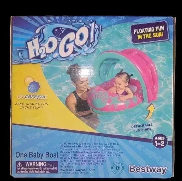 💦SPLASH STAR SHADED BABY BOAT🚤 - Picture 2 of 3